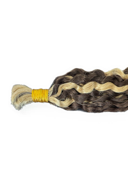 Bulk Human Hair for Braiding #4/27 Water Wave - Club Hairitage