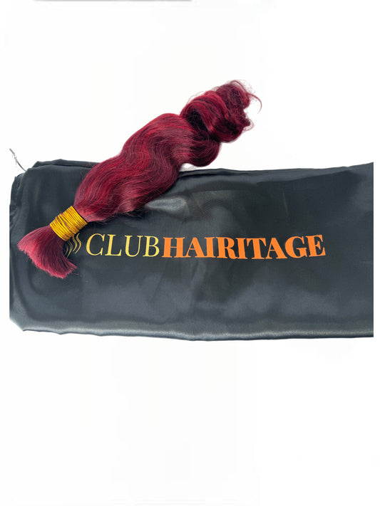 Bulk Human Braiding Hair #BUG/99J Loose Wave - Club Hairitage