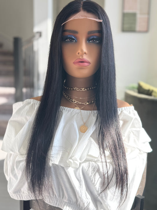 Glueless 4x4 Lace Part Pre-plucked 150% Density Straight Hair Wig - Club Hairitage