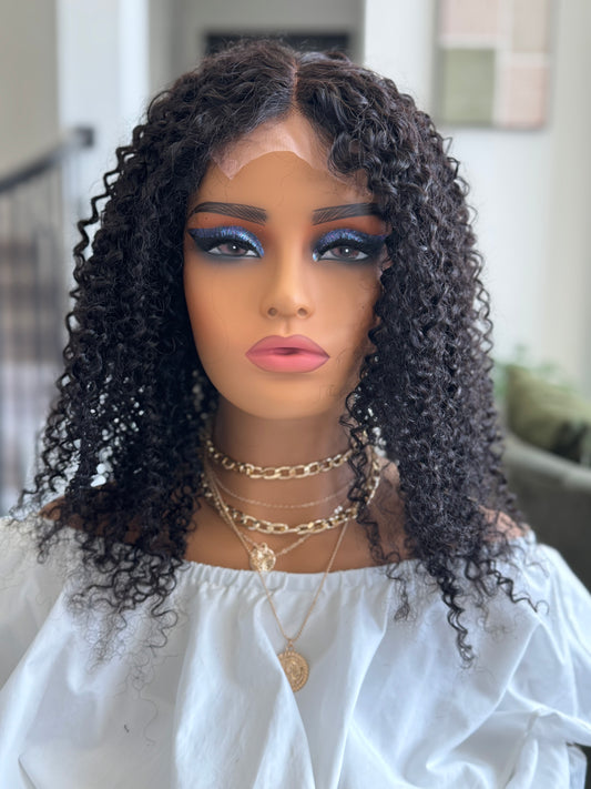 Glueless Lace Part Breathable Kinky Curly Wig - Club Hairitage