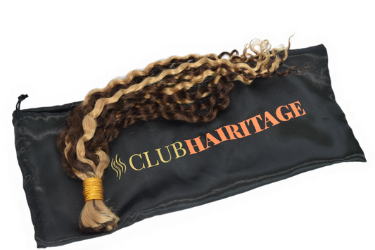Bulk Human Hair for Braiding #4/27 Water Wave - Club Hairitage