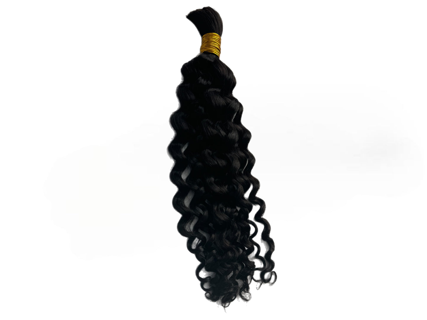 Bulk Human Hair for Braiding Natural Black Water Wave