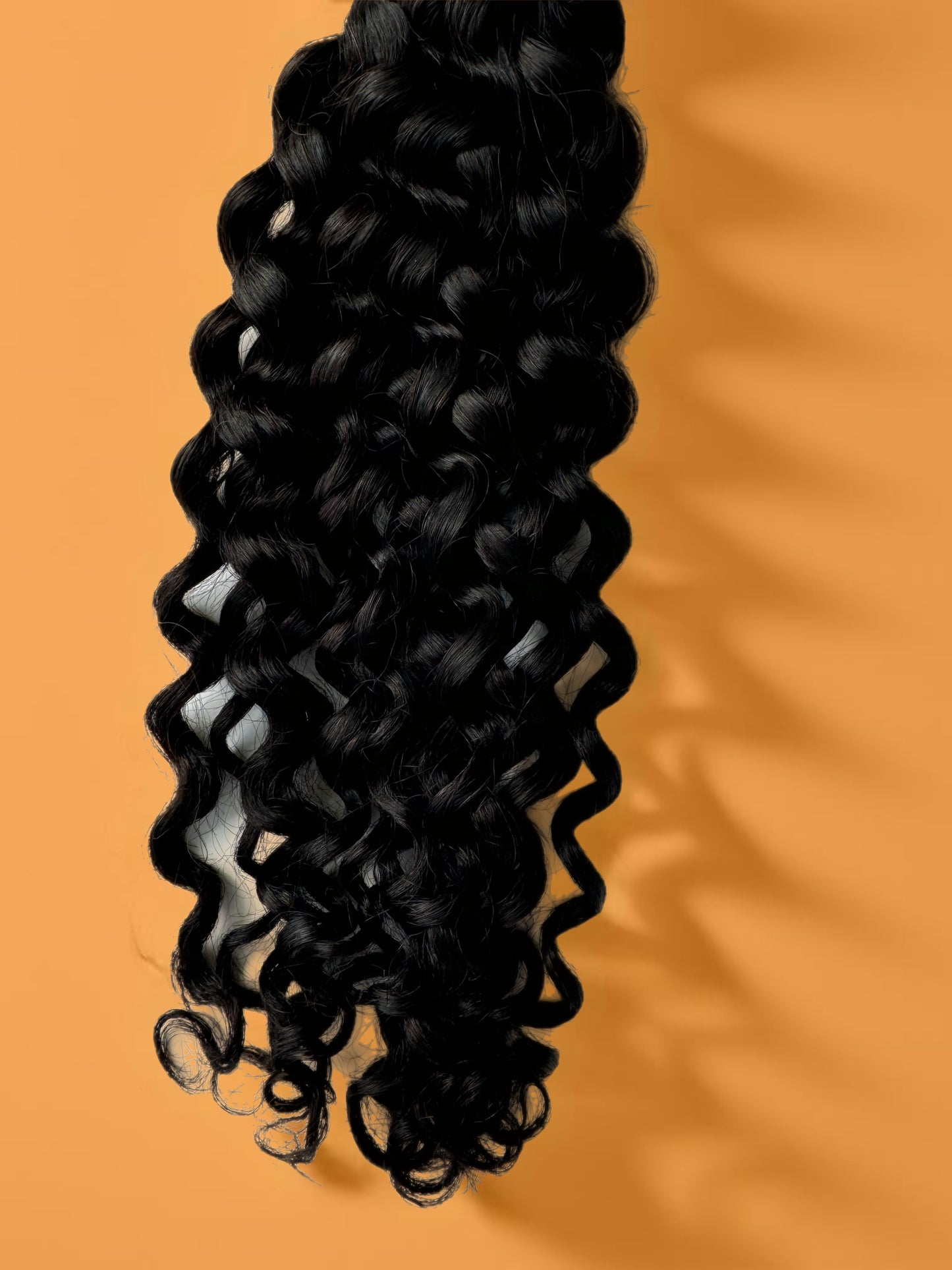 Bulk Human Hair for Braiding Natural Black Water Wave