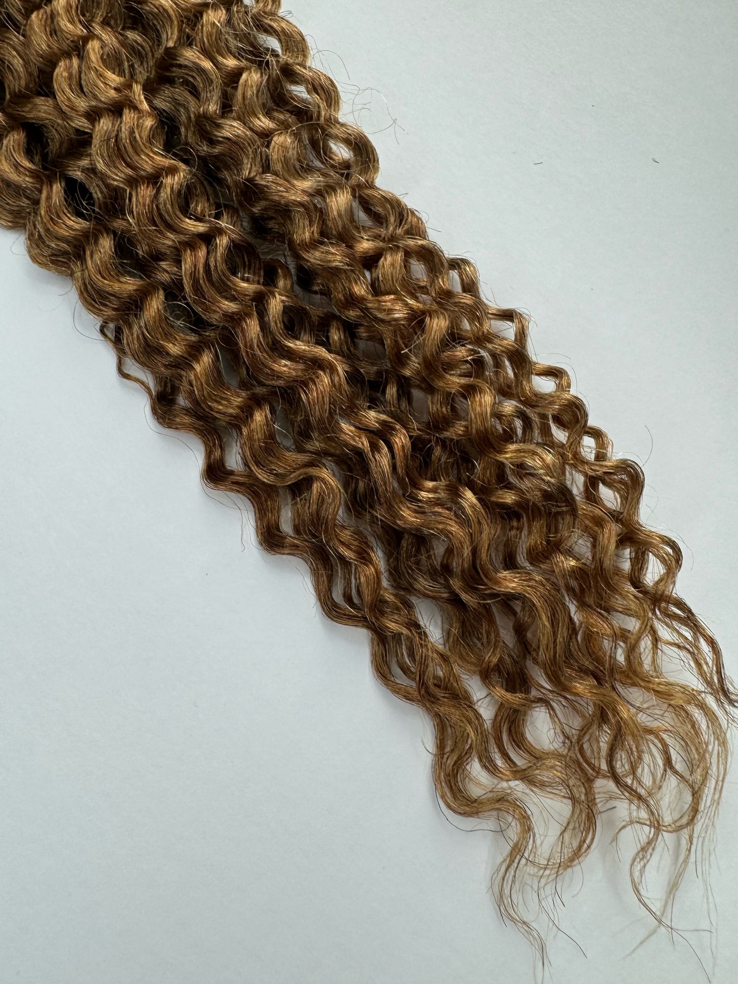 Bulk Human Braiding Hair #1b/4/27 Ombre Deep Curly