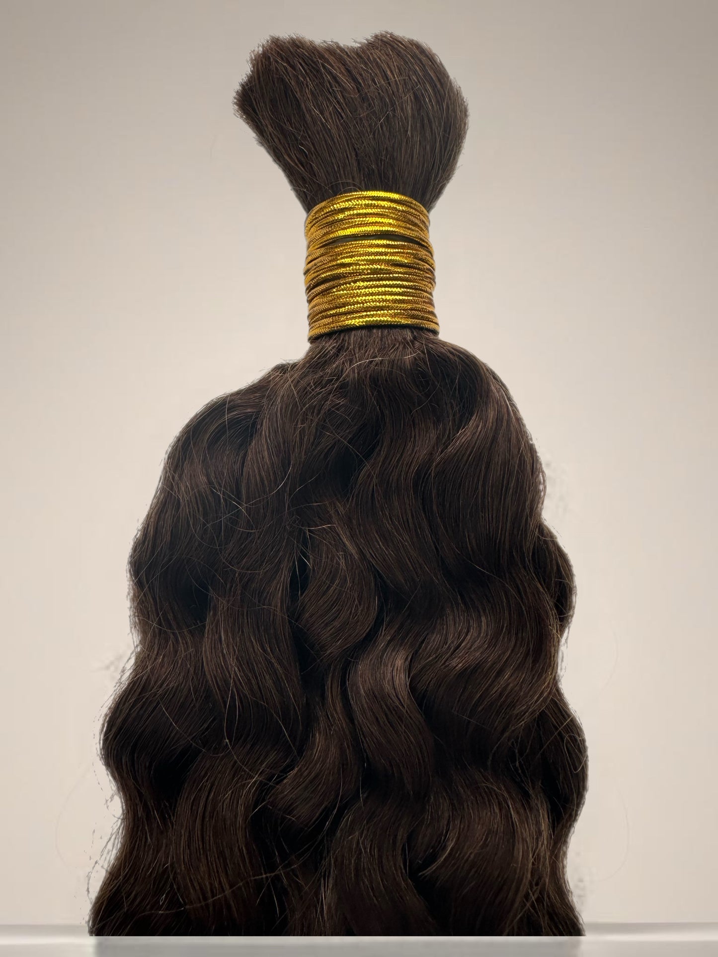 Bulk Human Hair for Braiding #4 Water Wave