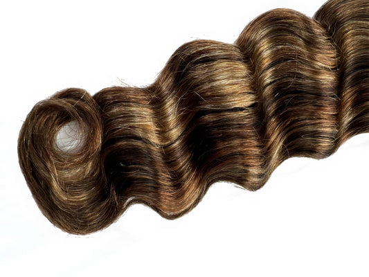 Bulk Human Braiding Hair #4/27/30 Loose Deep Wave