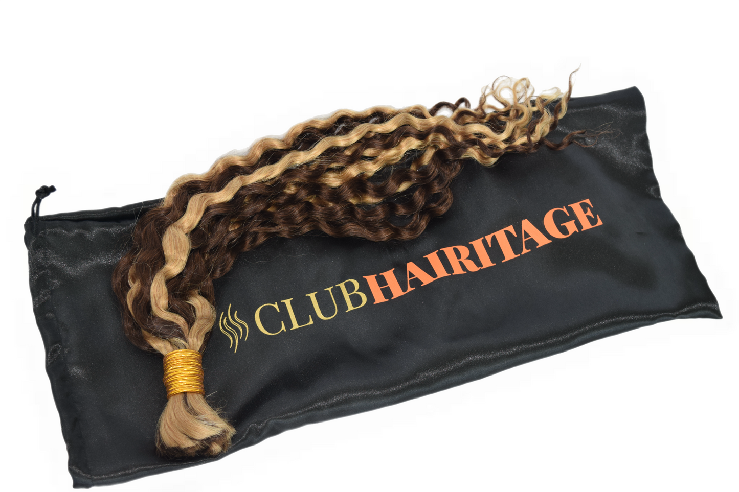 Bulk Human Hair for Braiding #4/27 Water Wave